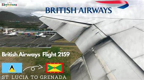 British Airways 777 Gatwick to St Lucia BA2159 .